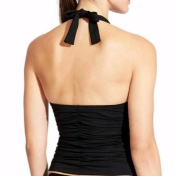 ATHLETA Harlow Tankini Black SWIM Top NWOT Small - Picture 2 of 5